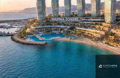 Hotel Apartment - 2 Bedrooms - 2 Bathrooms for sale in IL Monte Galala - Al Ain Al Sokhna - Suez