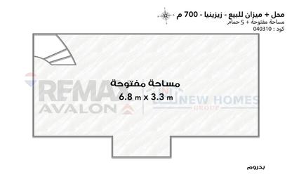 محل تجاري - استوديو - 5 حمامات للبيع في زيزينيا - حي شرق - الاسكندرية