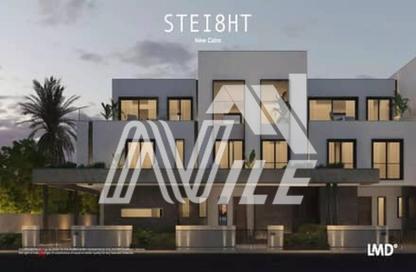Twin House - 5 Bedrooms - 6 Bathrooms for sale in Stei8ht - The 1st Settlement - New Cairo City - Cairo