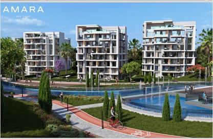 Apartment - 3 Bedrooms - 3 Bathrooms for sale in Amara - El Lotus - New Cairo City - Cairo Apartment - 3 Bedrooms - 3 Bathrooms for sale in Amara - El Lotus - New Cairo City - Cairo
