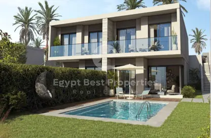 منزل مزدوج - 4 غرف نوم - 4 حمامات للبيع في سوان ليك غرب - كمبوندات 6 أكتوبر - مدينة 6 أكتوبر - الجيزة