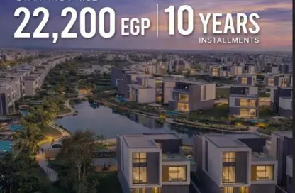 Twin House - 4 Bedrooms - 4 Bathrooms for sale in El Patio Jade - New Capital Compounds - New Capital City - Cairo