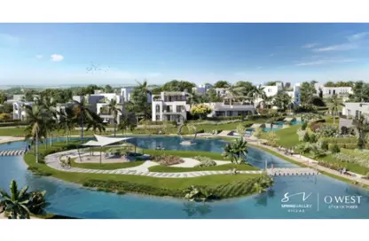 فيلا - 6 غرف نوم - 5 حمامات للبيع في أو ويست - كمبوندات 6 أكتوبر - مدينة 6 أكتوبر - الجيزة