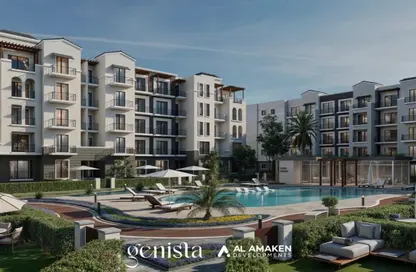 Apartment - 2 Bedrooms - 2 Bathrooms for sale in Genista - New Zayed City - Sheikh Zayed City - Giza Apartment - 2 Bedrooms - 2 Bathrooms for sale in Genista - New Zayed City - Sheikh Zayed City - Giza