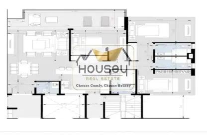 Apartment - 3 Bedrooms - 3 Bathrooms for rent in Lake View Residence 2 - 5th Settlement Compounds - The 5th Settlement - New Cairo City - Cairo