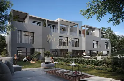 Townhouse - 5 Bedrooms - 5 Bathrooms for sale in Riverton - South Investors Area - New Cairo City - Cairo