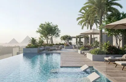 شقة - 2 غرف نوم - 2 حمامات للبيع في أو ويست - كمبوندات 6 أكتوبر - مدينة 6 أكتوبر - الجيزة