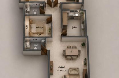 Apartment - 3 Bedrooms - 3 Bathrooms for sale in Al Ansar St. - Dokki - Giza