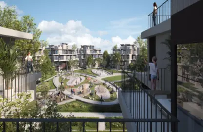 شقة - 2 غرف نوم - 2 حمامات للبيع في سولانا - مدينة زايد الجديدة - الشيخ زايد - الجيزة