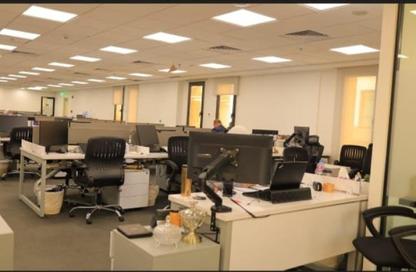 Office Space - 5 Bedrooms - 2 Bathrooms for rent in Bank Center Street - South Teseen St. - The 5th Settlement - New Cairo City - Cairo