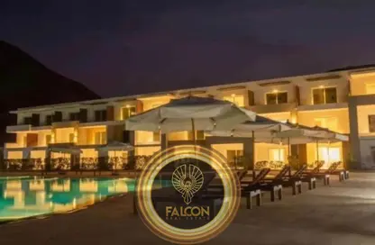 Chalet - 2 Bedrooms - 2 Bathrooms for sale in Azha - Al Ain Al Sokhna - Suez