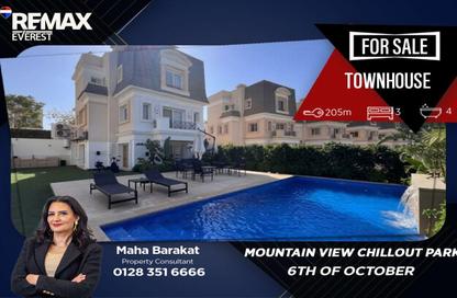 Townhouse - 3 Bedrooms - 4 Bathrooms for sale in Mountain View Chill Out Park - Northern Expansions - 6 October City - Giza