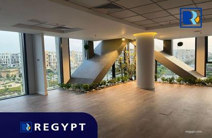Office Space - Studio - 2 Bathrooms for rent in V90 - North Teseen St. - The 5th Settlement - New Cairo City - Cairo