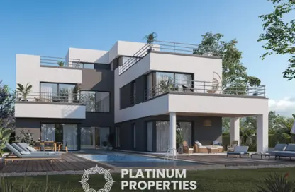 Twin House - 3 Bedrooms - 3 Bathrooms for sale in Palm Hills New Cairo - 5th Settlement Compounds - The 5th Settlement - New Cairo City - Cairo