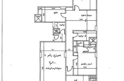 شقة - 3 غرف نوم - 3 حمامات للبيع في شارع لبنان - المهندسين - الجيزة شقة - 3 غرف نوم - 3 حمامات للبيع في شارع لبنان - المهندسين - الجيزة