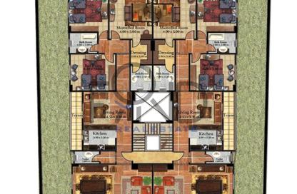 Duplex - 4 Bedrooms - 3 Bathrooms for sale in El Koronfel - The 5th Settlement - New Cairo City - Cairo