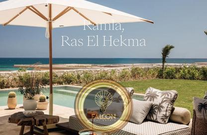 Chalet - 2 Bedrooms - 2 Bathrooms for sale in Ramla - Ras Al Hekma - North Coast