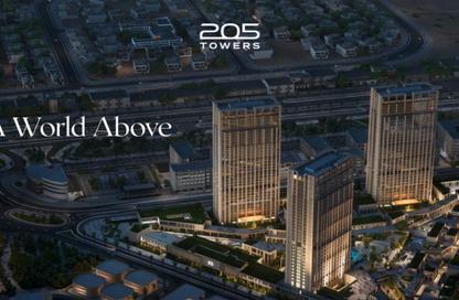 Office Space - 2 Bedrooms for sale in Arkan Palm 205 - Sheikh Zayed Compounds - Sheikh Zayed City - Giza