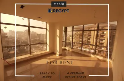 Office Space - 3 Bedrooms - 2 Bathrooms for rent in Al Laselky St. - El Laselky - New Maadi - Hay El Maadi - Cairo