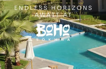 شاليه - غرفة نوم - 1 حمام للبيع في بوهو - العين السخنة - السويس