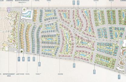Townhouse - 3 Bedrooms - 3 Bathrooms for sale in Marseilia Beach 5 - Ras Al Hekma - North Coast