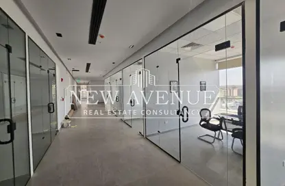 Office Space - 3 Bedrooms - 2 Bathrooms for rent in Bank Center Street - South Teseen St. - The 5th Settlement - New Cairo City - Cairo