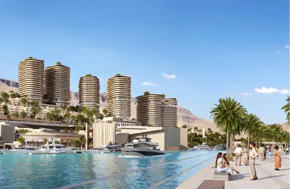 Hotel Apartment - 2 Bedrooms - 1 Bathroom for sale in IL Monte Galala - Al Ain Al Sokhna - Suez