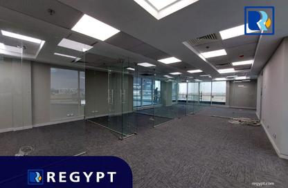 Office Space - Studio - 2 Bathrooms for rent in V90 - North Teseen St. - The 5th Settlement - New Cairo City - Cairo