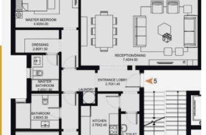 شقة - 2 - 3 للبيع في أو ويست - كمبوندات 6 أكتوبر - مدينة 6 أكتوبر - الجيزة