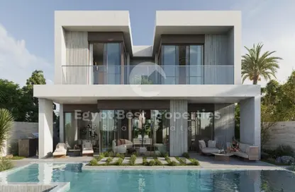 فيلا - 4 غرف نوم - 4 حمامات للبيع في طريق بيفرلي هيلز - الحي السابع عشر - الشيخ زايد - الجيزة