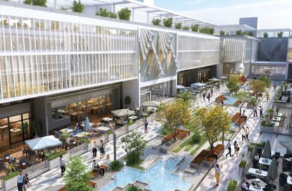 Shop - Studio - 1 Bathroom for sale in West Eleven - Gamal Abdel-Nasser Axis - 6 October City - Giza
