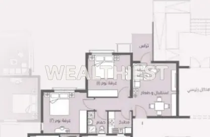 Apartment - 2 Bedrooms - 1 Bathroom for sale in Privado - Madinaty - Cairo