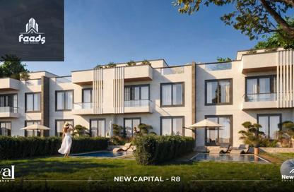 Townhouse - 5 Bedrooms - 4 Bathrooms for sale in R8 - New Capital City - Cairo