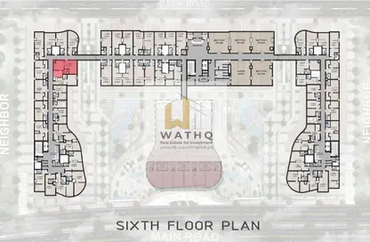 Hotel Apartment - 2 Bedrooms - 2 Bathrooms for sale in Al Mehwar Al Markazi - 1st District - 6 October City - Giza