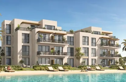 Chalet - 2 Bedrooms - 2 Bathrooms for sale in Jaz Almaza Beach - Qesm Marsa Matrouh - North Coast