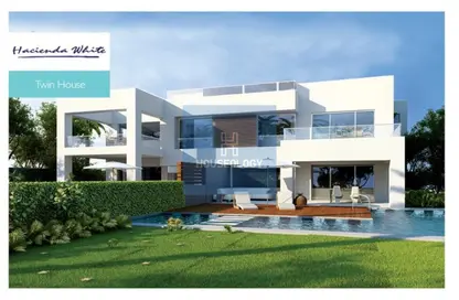 Twin House - 5 Bedrooms - 6 Bathrooms for sale in Hacienda White - Sidi Abdel Rahman - North Coast