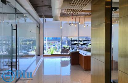 Office Space - Studio - 2 Bathrooms for rent in The Water Way - North Investors Area - New Cairo City - Cairo