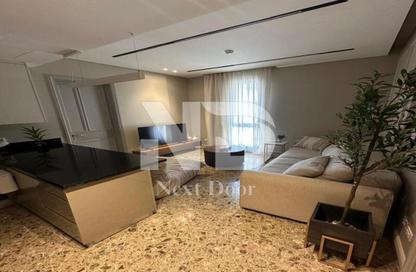 Apartment - 1 Bedroom - 2 Bathrooms for rent in Aljazi Marriott Residences - Mohamed Naguib Axis - North Investors Area - New Cairo City - Cairo