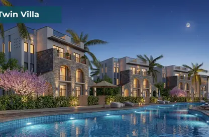 Twin House - 4 Bedrooms - 4 Bathrooms for sale in Sidi Heneish - North Coast