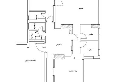 مساحات مكتبية - استوديو - 3 حمامات للبيع في شارع شهاب - المهندسين - الجيزة