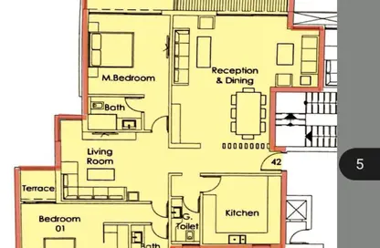 Apartment - 3 Bedrooms - 3 Bathrooms for sale in Palm Hills New Cairo - 5th Settlement Compounds - The 5th Settlement - New Cairo City - Cairo