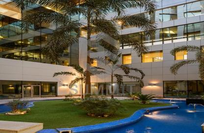 Office Space - Studio - 1 Bathroom for rent in Bank Center Street - South Teseen St. - The 5th Settlement - New Cairo City - Cairo