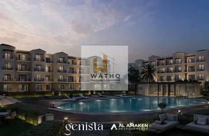 Apartment - 2 Bedrooms - 2 Bathrooms for sale in Genista - New Zayed City - Sheikh Zayed City - Giza