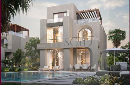 Townhouse - 4 Bedrooms - 4 Bathrooms for sale in Palm Hills New Cairo - 5th Settlement Compounds - The 5th Settlement - New Cairo City - Cairo