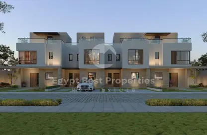 Townhouse - 3 Bedrooms - 3 Bathrooms for sale in Crescent Walk - 5th Settlement Compounds - The 5th Settlement - New Cairo City - Cairo