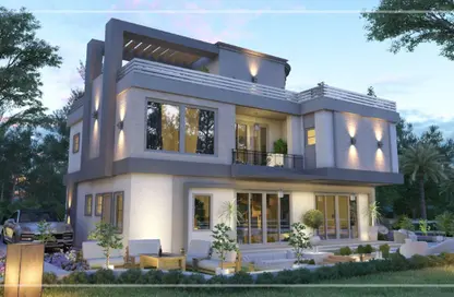 منزل مزدوج - 4 غرف نوم - 4 حمامات للبيع في طريق بيفرلي هيلز - الحي السابع عشر - الشيخ زايد - الجيزة