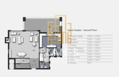Duplex - 4 Bedrooms - 3 Bathrooms for sale in New Giza - Cairo Alexandria Desert Road - 6 October City - Giza