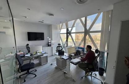 Office Space - Studio - 2 Bathrooms for rent in Cairo Business Plaza - North Teseen St. - The 5th Settlement - New Cairo City - Cairo