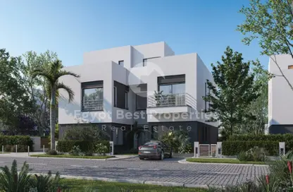 Townhouse - 3 Bedrooms - 3 Bathrooms for sale in Palm Hills New Cairo - 5th Settlement Compounds - The 5th Settlement - New Cairo City - Cairo