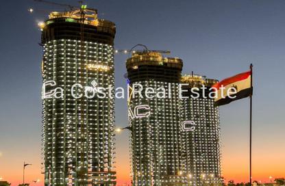 Chalet - 2 Bedrooms - 2 Bathrooms for sale in North Edge Towers - New Alamein City - Al Alamein - North Coast